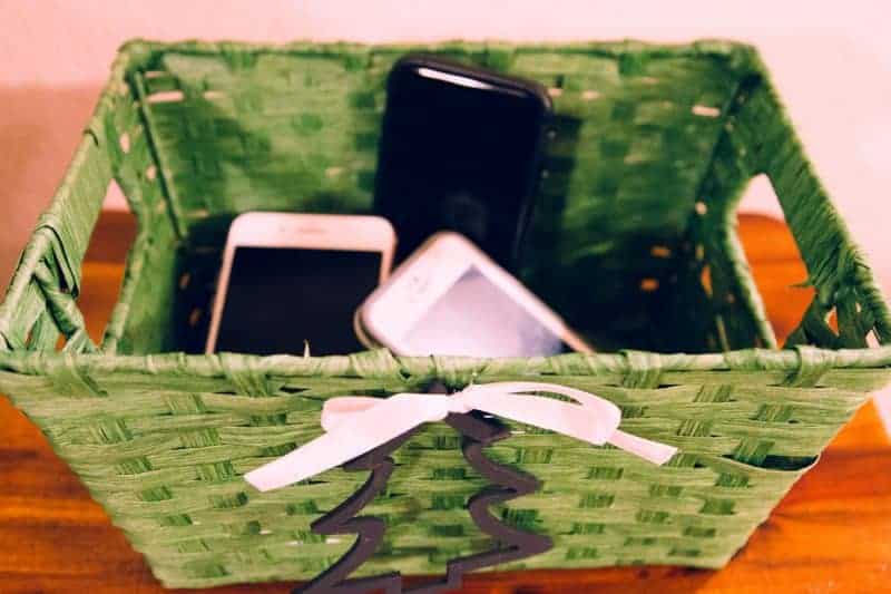 Why Everyone Needs a Phone Basket | Brave Parenting