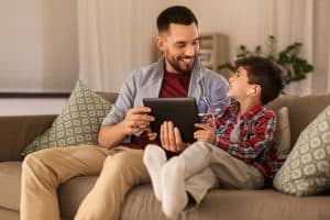 Brave Parenting - Father Son Co-viewing games and movies