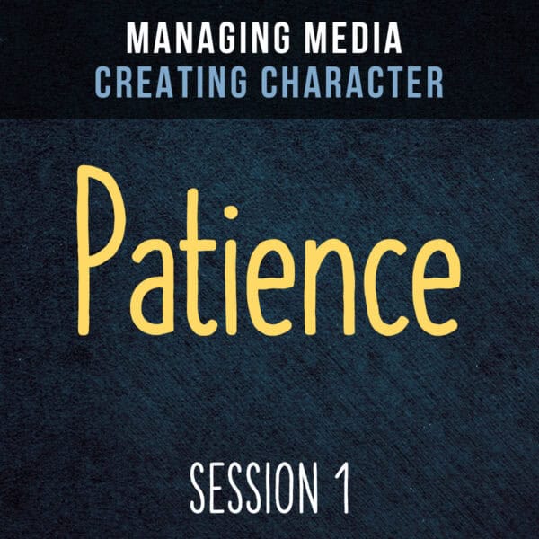 Managing Media Creating Character - Session 1 Patience Streaming