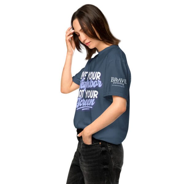 Love Your Neighbor, Not Your Screen T-Shirt - Image 10