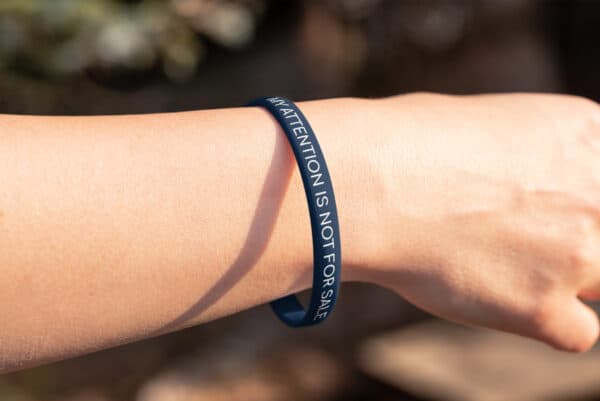 "My Attention Is Not For Sale" Wristband - Image 4