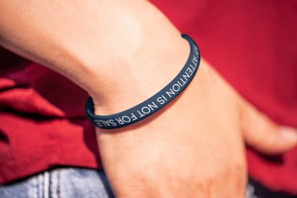 "My Attention Is Not For Sale" Wristband - Image 3