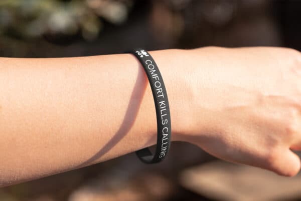 "Comfort Kills Calling" Wristband - Image 6