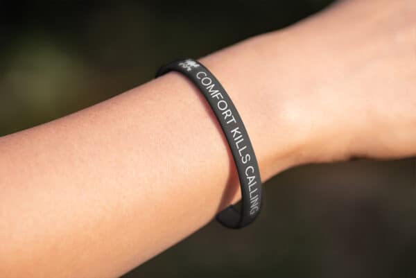 "Comfort Kills Calling" Wristband - Image 5