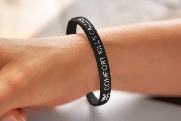 "Comfort Kills Calling" Wristband - Image 3