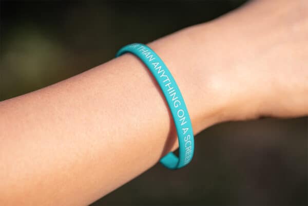 "God's Creation Is Better Than Anything On A Screen" Wristband - Image 8