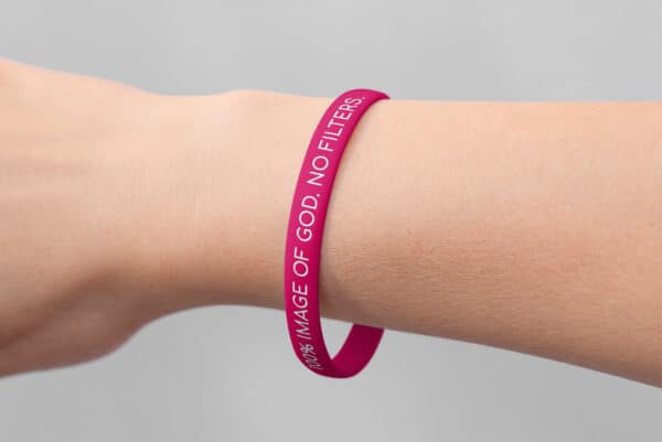 "100% Image Of God. No Filters." Wristband - Image 9