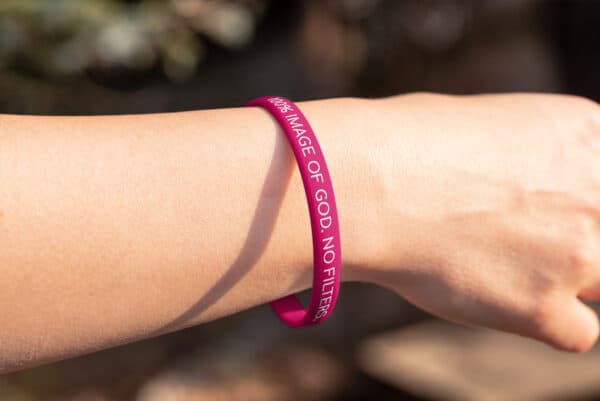 "100% Image Of God. No Filters." Wristband - Image 6