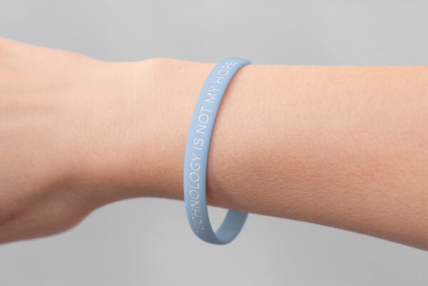 "Technology Is Not My Hope" Wristband - Image 6