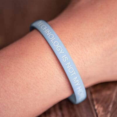 "Technology Is Not My Hope" Wristband