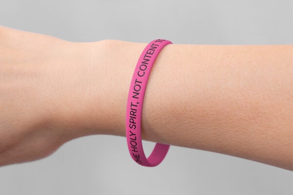 "I Am A Temple Of The Holy Spirit, Not Content To Be Consumed" Wristband - Image 6